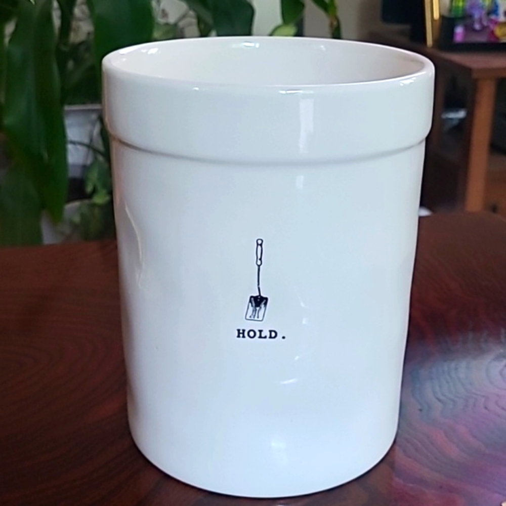 Rae Dunn Hold Utensils Canister